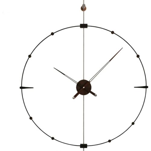 Modern Nordic Luxury Wall Clock Metal Gold Large Clocks Wall Home Decor Living Room Wood Silent Clock Watches Room Gift Ideas