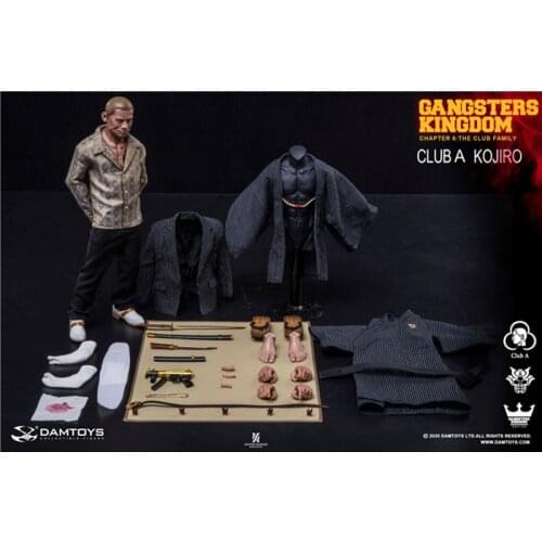 In Stock 1/6 DAMTOYS GK021 Gangsters Kingdom Club A KOJIRO Kitano Takeshi Action Figure Model