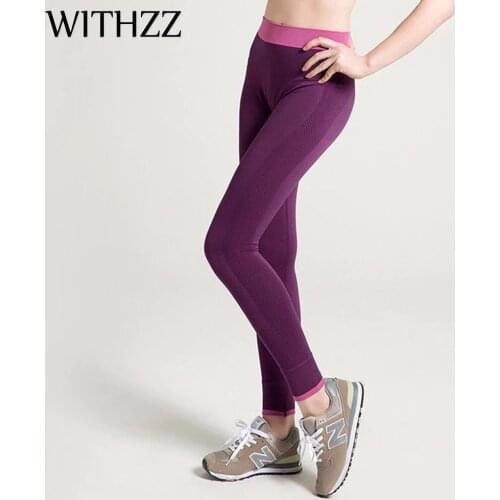 WITHZZ Outdoor Quick-drying Leggings Women Leggins Elbows for Fitness Legins Jeggings Tayt Athleisure Sportleggings Pants