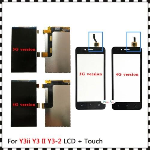 For Huawei Y3ii Y3 II Y3 2 3G 4G LUA-U03 LUA-L03 LUA-U23 LUA-L13 LUA-L23 LUA-L21 Lcd Display or Touch Screen Digitizer Sensor