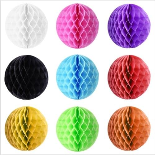 1pc 6'' 8'' 10'' honeycomb ball paper flower lantern ball wedding party kids birthday party xmas decoration baby show supplies