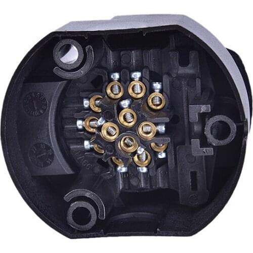 12V Plastic Trailer Socket Boot Trailer Accessoires-7 Pin Way Core Pole Caravan Connector Adapter Rv Accessoires