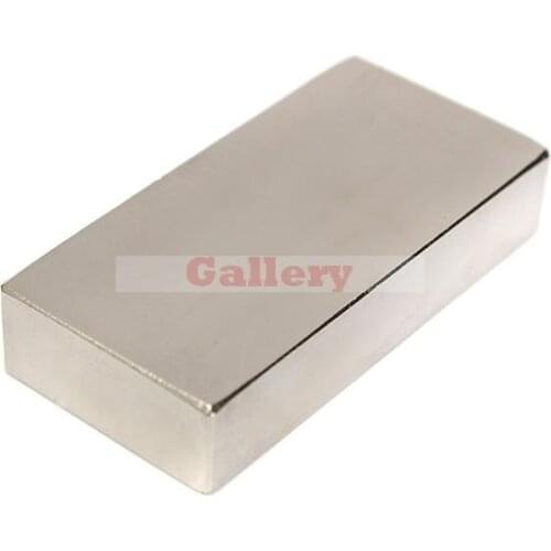 2 Pcs Lot 50x25x10mm N50 Strong Block Cuboid Magnet Rare Earth Neodymium Magnet