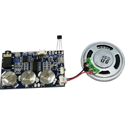 5mins Sound Module Factory Directly MP3 Music IC PCB Real Time Recording for Greeting Cards and Gift JREC01 Magnet Version