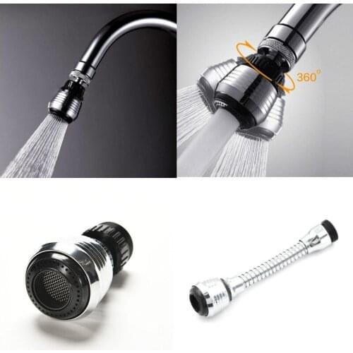 Kitchen Faucet Aerator 2 Modes 360 Degree Adjustable Water Filter Diffuser Water Saving Nozzle Faucet Connector Shower New