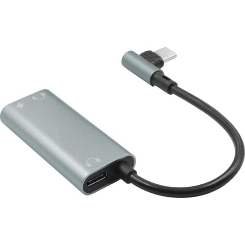 AOEYOO Type C toType-C+3.5mm Headphone Audio Adapter with PD3.0 For Type-c Headphone Adapter