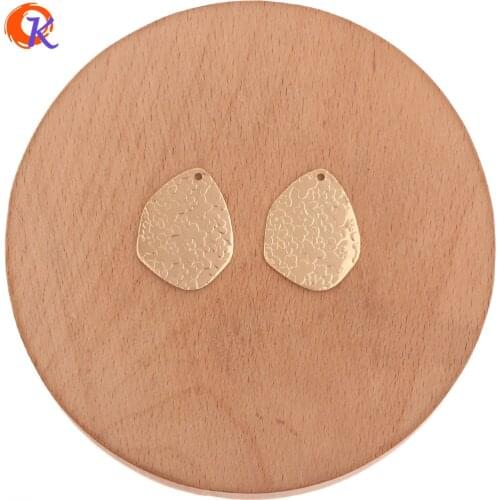 Cordial Design 40Pcs 19*25MM Jewelry Accessories/Charms/Irregular Shape/Genuine Gold Plating/DIY Part/Hand Made/Earring Findings
