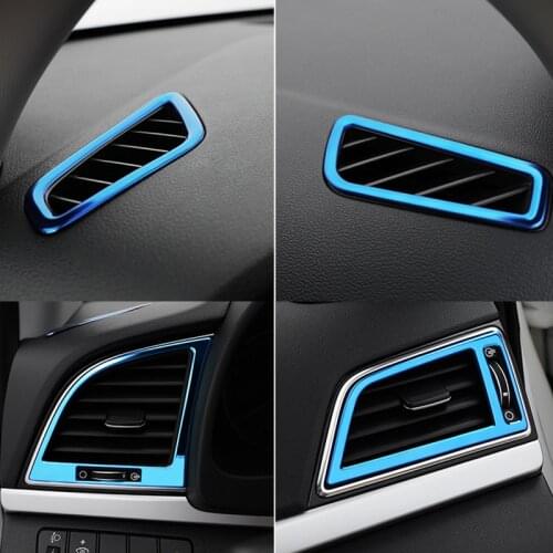 Car Interior AC Air Vent Outlet Cover Trim Decoration for Hyundai Elantra 2016 2017 2018 2019 2020 Accessories