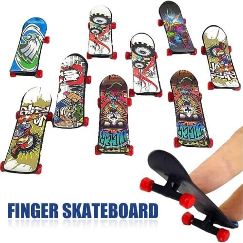 Childrens Finger Skateboard Educational Toy Multiple Patterns High Quality Fingers Skate Kids Novelty Birthday Gift