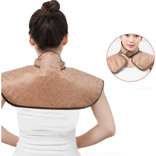 Electric Neck Moxibustion shawl shoulder warm heating pad Hot compress relieve shoulder neck pain health care 220V