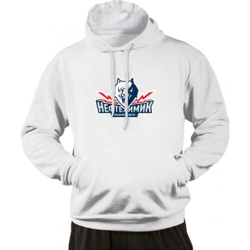 KHL ice hockey Team logo printed hoodie mens cotton jacket Neftekhimik Nizhnekamsk