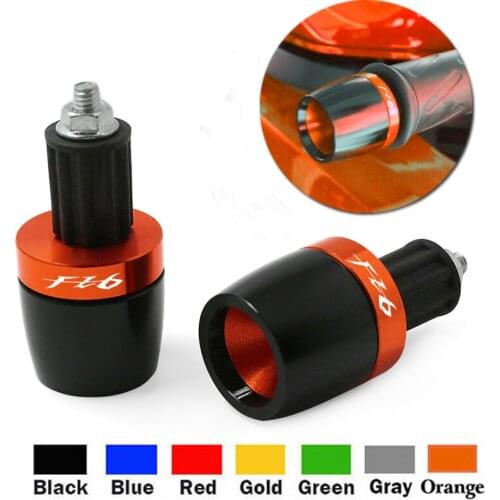 Motorcycle 7/8"22mm Handlebar Grips Ends Universal Handle Bar Counterweight Cap End Plug Slider For YAMAHA FZ6 FAZER FZ6R FZ 6