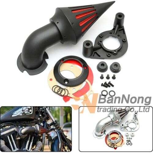 Motorcycle Modified Spike Air Cleaner Intake Filter Fits For Harley 1200 883 48 XL XLH1200 Sportster