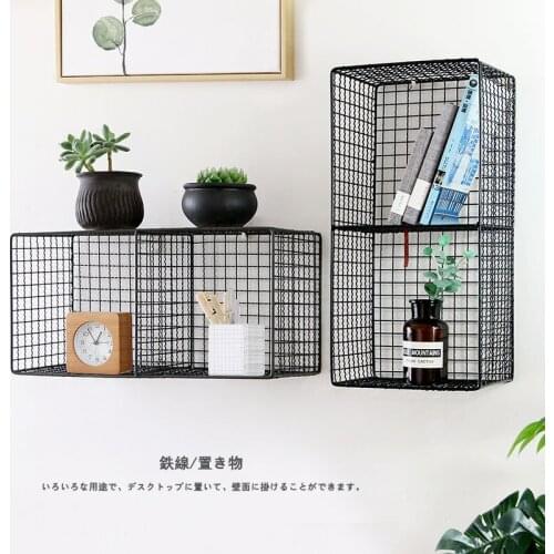 Wall shelf iron free punch multi-function double layer storage rack kitchen bathroom wall-mounted storage basket mx11281507