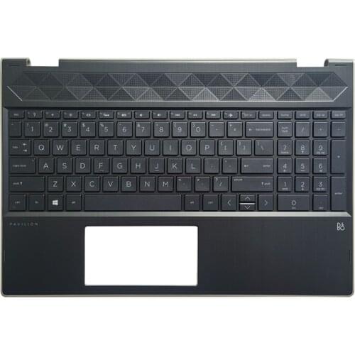 NEW US laptop keyboard For HP Pavilion X360 15-CR 15T-CR 15-CR000 15T-CR000 US keyboard with Palmrest COVER