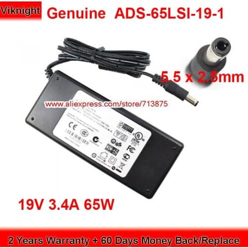 Genuine for Philips 19V 3.42A AC Adapter ADPC1965 S220E2ANW/93 247E4QHSD 234E5QHAW00 Power Supply