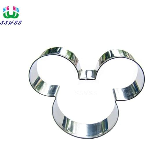 Direct Selling,A big Mouse Head Portrait Shape Cake Decorating Fondant Cutters Tools,Animation Cake Cookie Biscuit Baking Molds