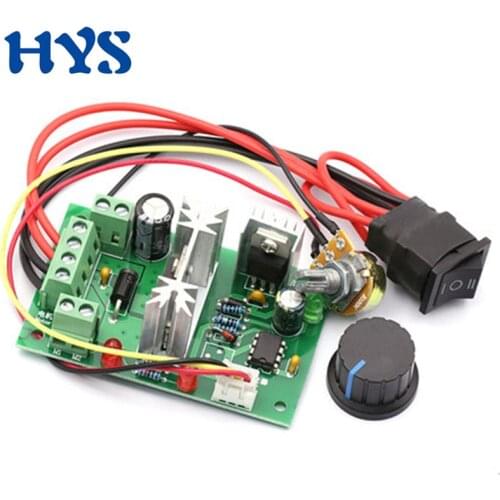 Motor Controller DC 6V-30V 6A PWM Speed Adjust Voltage Controller CW CCW Reversible PLC control Electric Motor DC 12 Volt CCM6N