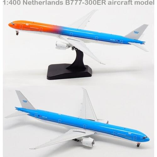 Special Offer 1:400 Netherlands B777-300ER aircraft model PH-BAV Alloy collection model Three kinds of coating
