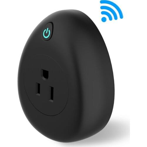 EMylo Smart WIFI Plug USB Socket 220V Wireless Remote Control Switch Timing Voice Control For Smart Life App, Google Home Black