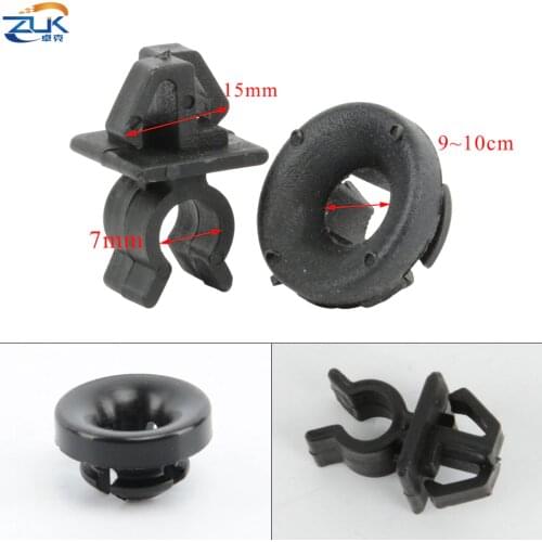 ZUK 2PCS Universal Car Engine Hood Stay Clips and Grommet For HONDA CIVIC ACCORD CRV FIT CITY Bonnet Support Fastener Washer