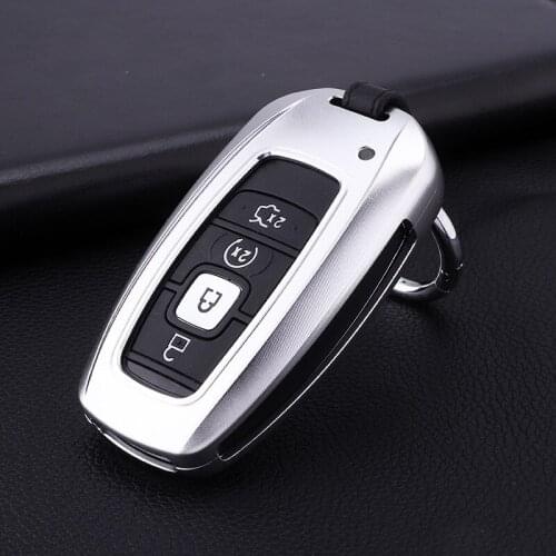 Car Key Cover Protect Aluminium Alloy Key Shell Covers Case Key Protection For Lincoln MKC MKZ MKX NAVIGATOR 2017 2018 2019