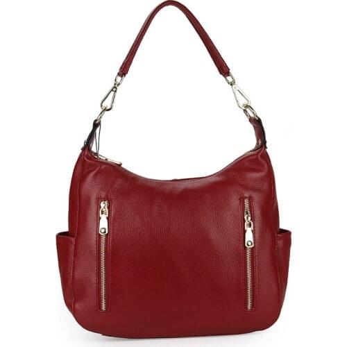 High Quality Real Genuine Leather Women Travelling Shoulder Bag Large Capacity Women Handbag Crossbody Bag