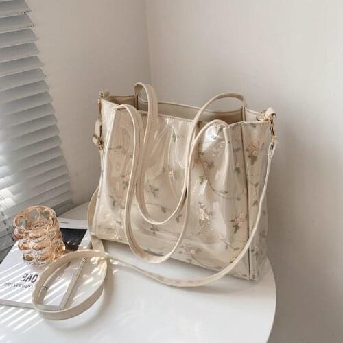 Womens Elegant Large-capacity Tote Bags Fashion Ladies Shoulder Atmosphere Simple Versatile Bag Shopping Package Pink All Match