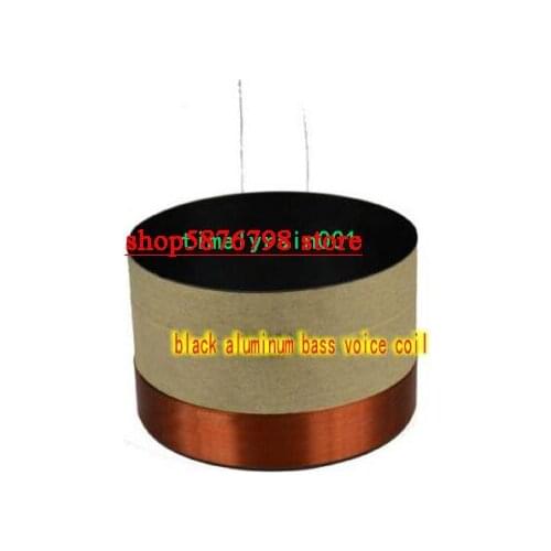 1pcs 125.2mm 8Ω Round wire speaker bass voice coil BASV Black aluminum Woofer