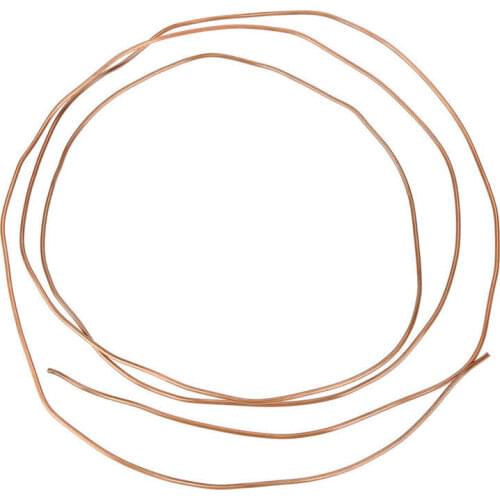 2M Soft Copper Tube Pipe OD 2mm x ID 1mm for Refrigeration Plumbing DIY Tool Set Useful Hand Tool Set