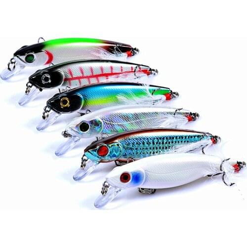 2021 1PCS New Minnow Fishing Lure 8.6cm/9.1g Pesca Hooks Fishing Wobbler Tackle Crankbait Artificial Japan Hard Bait Swimbait