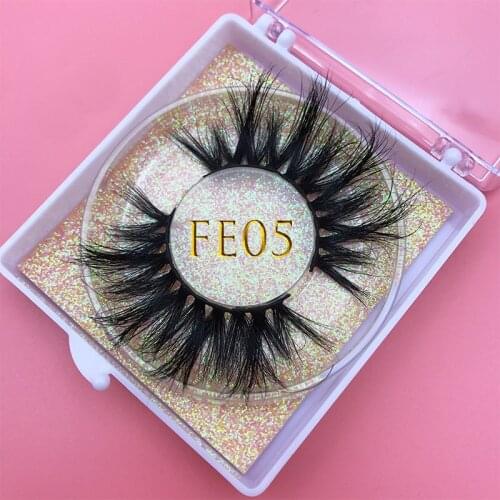 MIKIW 25mm 3D Mink Eyelashes Volumn Natural Lashes For Makeup Long False Eyelashes Extension False Lashes Thick Fake Eye Lashes