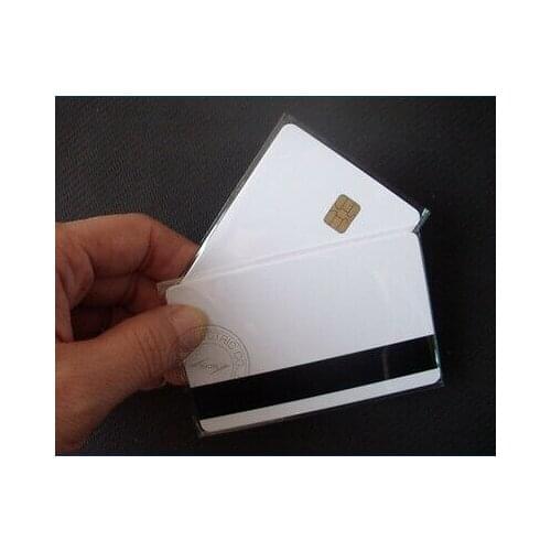 5 /10pcs Smart IC card with SLE 4442 chip + magnetic stripe HiCo Contact IC card