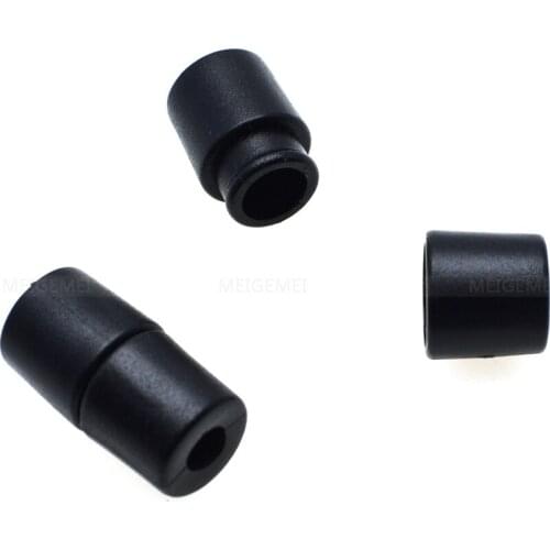 50pcs/pack Plastic Lanyard Safety Breakaway Pop Barrel Connectors For Paracord & Ribbon Lanyards Black