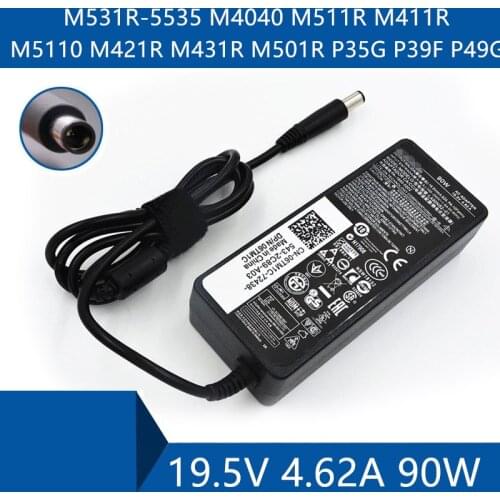 Laptop AC Adapter DC Charger Connector Port Cable For Dell M531R-5535 M4040 M511R M411R M5110 M421R M431R M501R P35G P39F P49G
