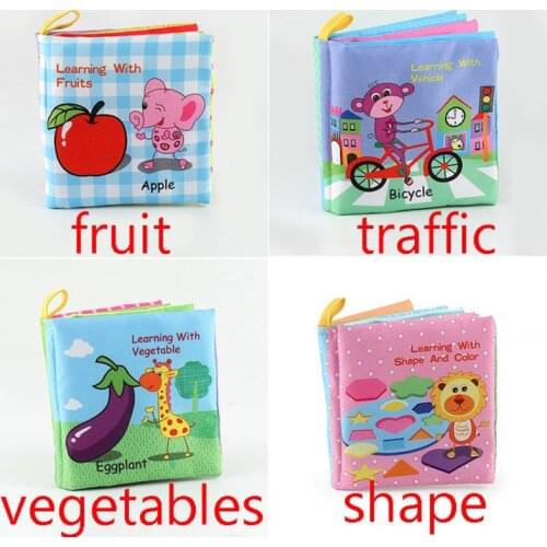 Baby Puzzle Early Education Toy Book Soft Animal Cloth Book Newborn Early Education Puzzle Reading Gift For Children