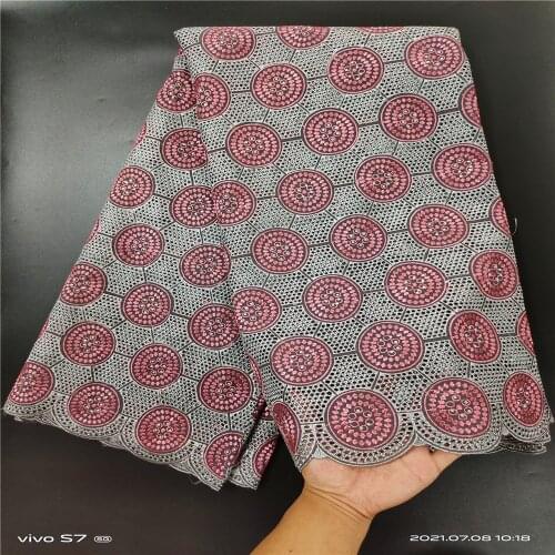 Guipure Lace Cord Lace Fabric High Quality Nigerian Lace Fabric 2021 African French Water Soluble Cord Lace For Wedding 48meij