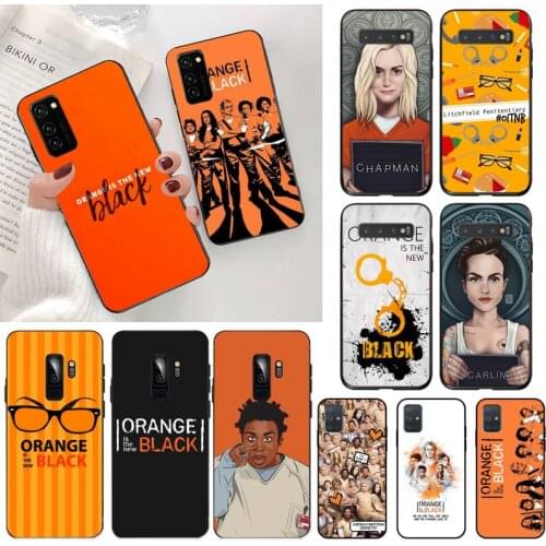HOTCASHOP Orange Is The New Black Phone Case for Samsung S20 plus Ultra S6 S7 edge S8 S9 plus S10 5G lite 2020