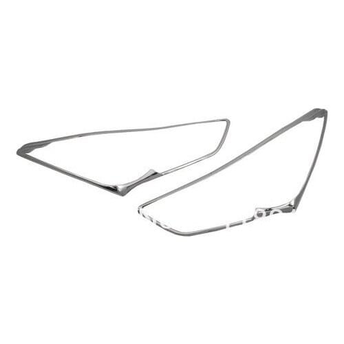 Chrome Head Light Cover For Hyundai Santa Fe 2013 up
