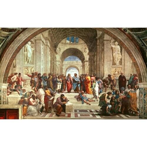 Great Painter Raphael "The School of Athen" 5D DIY Diamond Painting Full Square/Round Diamond Embroidery Rhinestone Picture