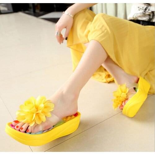 Summer Women Flip Flops Casual Sequins Anti-Slip slippers Beach Flip Flat Sandals Beach Open Toe Shoes For Ladies Shoes