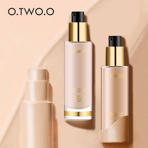 O.TWO.O Foundation Matte Long Lasting Face Makeup Foundation Concealer Naturally Liquid Foundation Cream Cosmetic Foundation