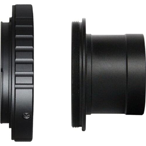 1.25" T-mount Metal Telescope Adapter and Canon EOS Nikon Sony SLR/DSLR Cameras T-ring Astronomical Telescope Photography