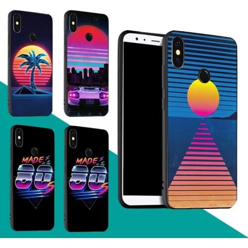 Neon Retrowave 80s Vintage Art Case For Xiaomi Redmi Note 9S 8T 7 8 9 K30 Pro 7A 8A Mi A3 Max3 Mix3 9T 9 SE 10 Lite