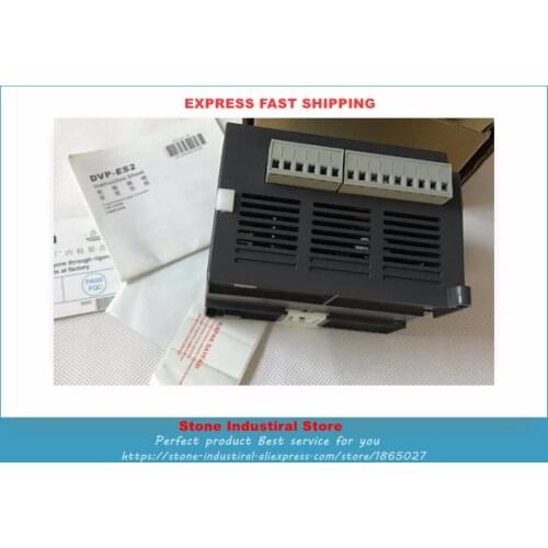 New Original DVP16ES200R ES2 Serial PLC Programmable Logic Controller 100-240VAC 8DI 8DO Relay Output Boxed In Stock