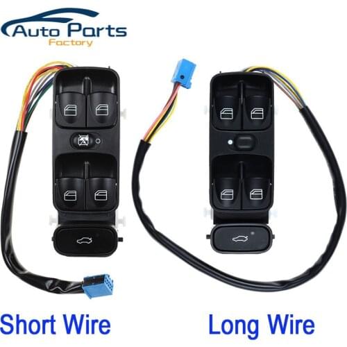 New Front Left Driver Side Power Window Switch For Mercedes-Benz SL500 C CLASS W203 C200 C220 2038200110 2038210679 2098203410