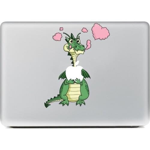 Lovely Dragon DIY Personality Vinyl Decal Laptop Sticker for macbook Pro Air 13 inch Cartoon laptop Skin shell for mac book