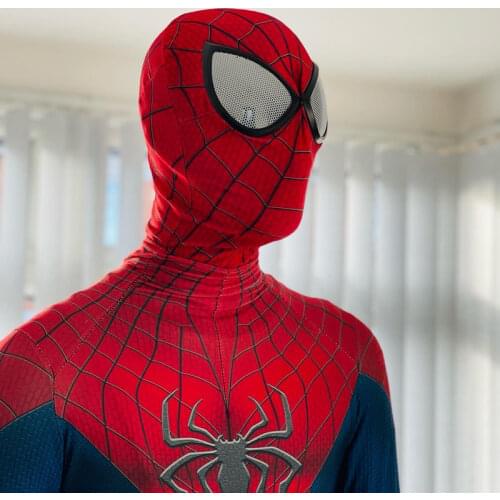 Boy and Girl Hero Spiderman Peter Parker Cosplay Costume/Halloween Child Venom Deadpool Party Cosplay One-Piece Costume