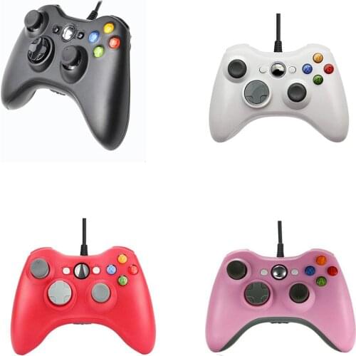 XRHYY Xbox 360 PC Game Wired Controller For Microsoft Xbox 360 & Windows PC With Dual Vibration Ergonomic Wired Game Controller