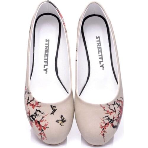 Streetfly Printed-color Women Ballerina